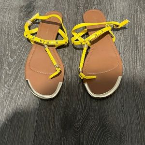 Charles & Kieth Yellow sandals